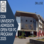 Goa University Admission Open For PG Program 2025
